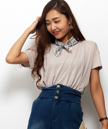 VENCEEXCHANGE | バンダナ付きVネックT(Tシャツ/カットソー)