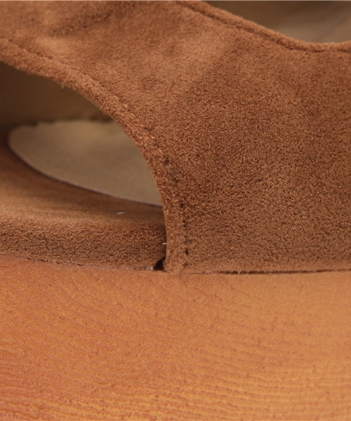 WEGO（ウィゴー）の「WEGO/レースアップウッドサンダル（サンダル・レディース・キャメル/ブラック/ベージュ・MEDIUM/LARGE）」の12枚目の写真