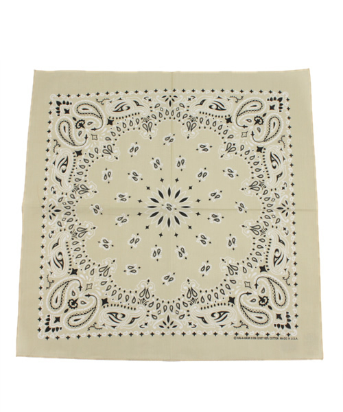 BEAMS（ビームス）の「HAVAHANKﾊﾞﾝﾀﾞﾅ（バンダナ/スカーフ・メンズ・ホワイト/チャコールグレー/ブラック/ベージュ/ブラウン/レッド系その他/レッド/オレンジ/ケリー/ロイヤルブルー/ネイビー/パープル・ONE SIZE）」の6枚目の写真