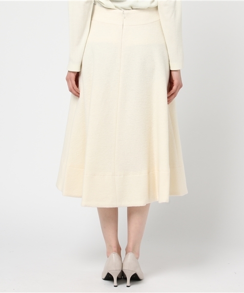 FIGARO Paris（フィガロパリ）の「圧縮ウール シルキーストロングスカート◆（スカート・レディース・パープル/ホワイト/スカイブルー・38/36）」の6枚目の写真