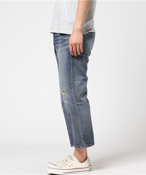 SERGE de bleu（サージ）の「【SERGE】SHOECUTDMG（デニムパンツ・メンズ・ブルー系その他4・S/X-SMALL/L/M）」の2枚目の写真