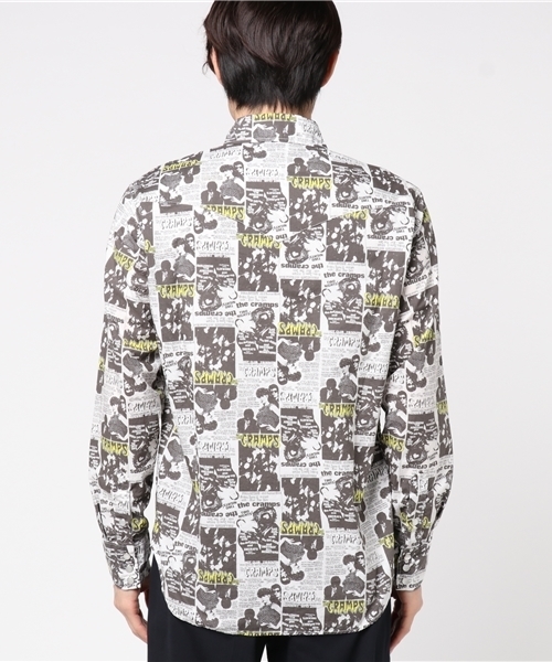 HYSTERIC GLAMOUR(ヒステリックグラマー)の「CR/THE CRAMPS FLYERS総柄 長袖ウエスタンSH(シャツ/ブラウス・メンズ・その他2・SMALL/MEDIUM/LARGE)」の7枚目の写真