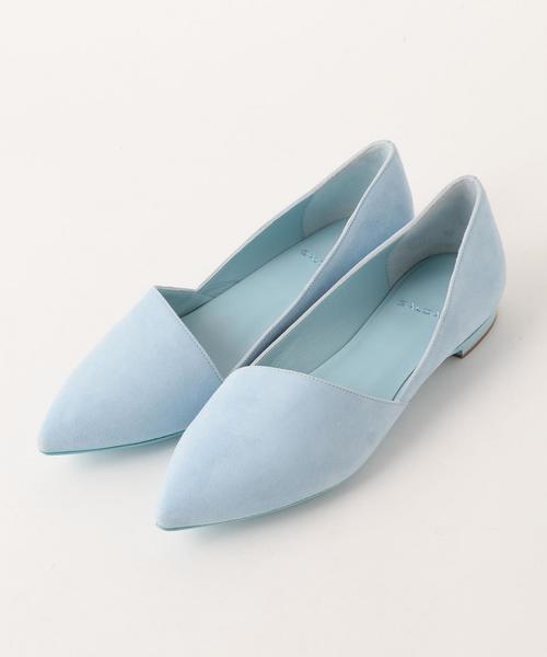 baldan（バルダン）の「BALDAN ポインテッド フラットシューズ