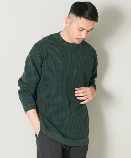 URBAN RESEARCH(アーバンリサーチ)の「UR カノコオーバーC/Nニット(ニット/セーター・メンズ・ピンク系その他/グレー系その他/ベージュ系その他/グリーン系その他・FREE)」の1枚目の写真