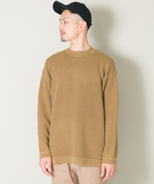 URBAN RESEARCH(アーバンリサーチ)の「UR カノコオーバーC/Nニット(ニット/セーター・メンズ・ピンク系その他/グレー系その他/ベージュ系その他/グリーン系その他・FREE)」の5枚目の写真