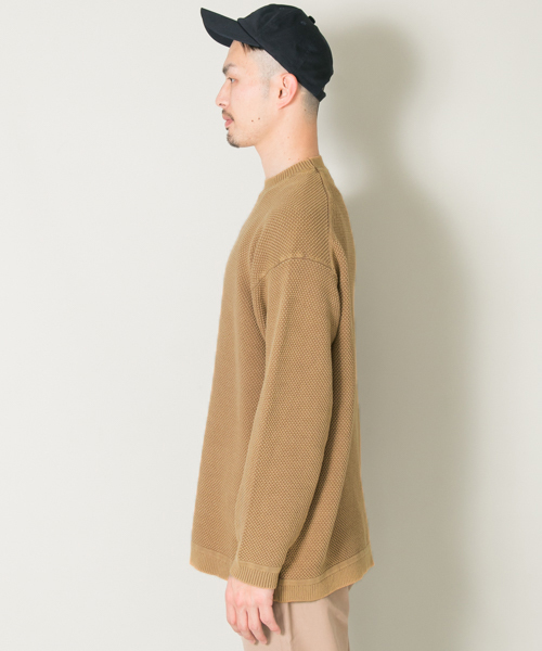 URBAN RESEARCH(アーバンリサーチ)の「UR カノコオーバーC/Nニット(ニット/セーター・メンズ・ピンク系その他/グレー系その他/ベージュ系その他/グリーン系その他・FREE)」の6枚目の写真