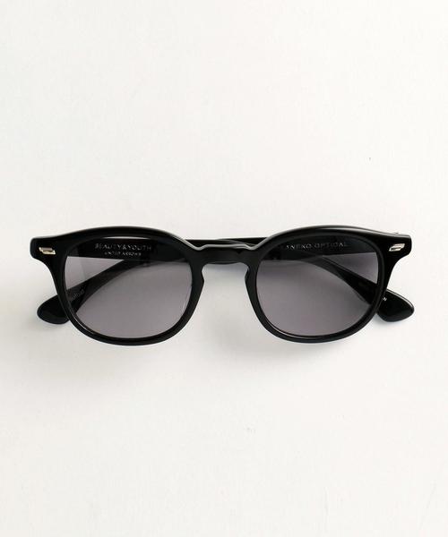 KANEKO OPTICAL（カネコオプティカル）の「BY by KANEKO OPTICAL John SGLS/アイウェア MADE IN JAPAN（サングラス・メンズ・ブラック/ブラウン・ﾌﾘ-）」の2枚目の写真