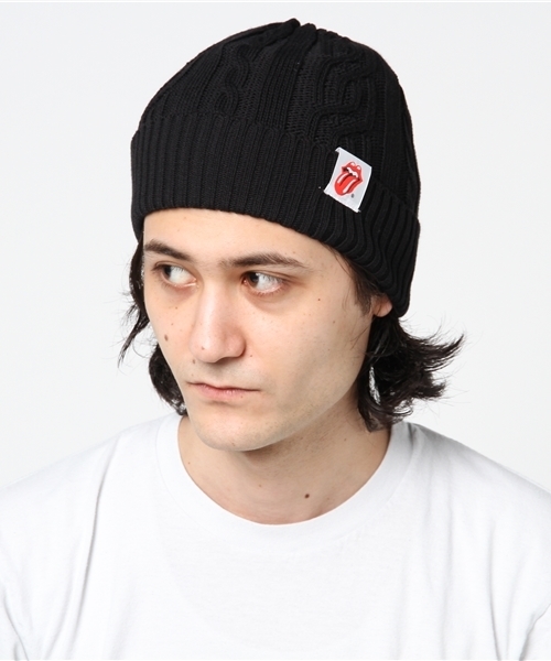 JACKROSE（ジャックローズ）の「The Rolling Stonesクールマックスワッチ（ニットキャップ/ビーニー・メンズ・ブラック/ホワイト/グレー・フリー）」の3枚目の写真