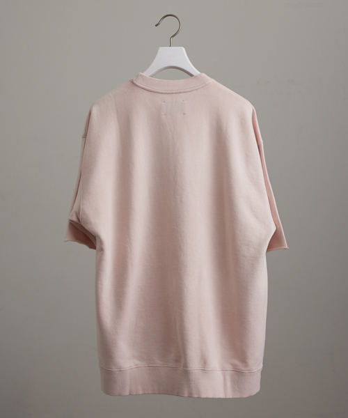 STUDIOUS(ステュディオス)の「ヴィンテージカットオフオーバーサイズTシャツ(Tシャツ/カットソー・メンズ・オフホワイト/ピンク/ライトグリーン・1/2/3)」の7枚目の写真