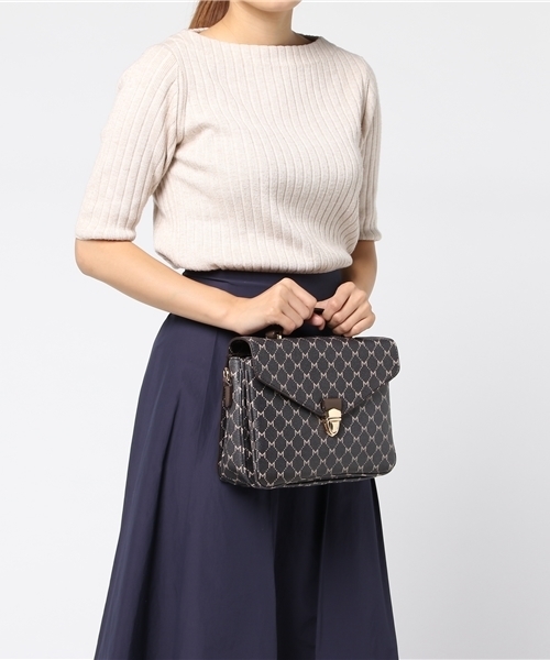 MOUSSY（マウジー）の「MONOGRAM BAG（ショルダーバッグ・レディース・ベージュ系その他/ブラウン系その他・FREE）」の7枚目の写真