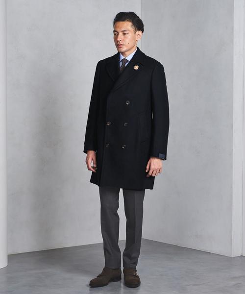 LARDINI(ラルディーニ)の「<LARDINI(ラルディーニ)> H/SUCK 6B(チェスターコート・メンズ・ネイビー・50/42/44/48/52/46)」の5枚目の写真