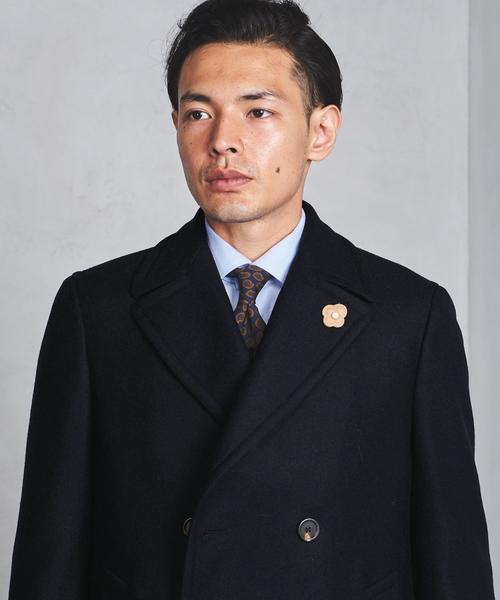 LARDINI(ラルディーニ)の「<LARDINI(ラルディーニ)> H/SUCK 6B(チェスターコート・メンズ・ネイビー・50/42/44/48/52/46)」の6枚目の写真