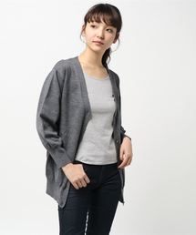 ウォッシャブルウール Vネックカーディガン