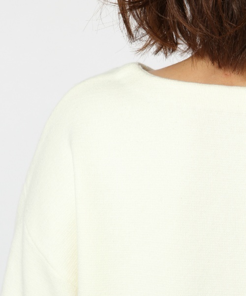 laboratory work（ラボラトリーワーク）の「ドロストミラノリブニットプルオーバー（ニット/セーター・レディース・オフホワイト/ダークネイビー/ブルー系その他・MEDIUM）」の15枚目の写真