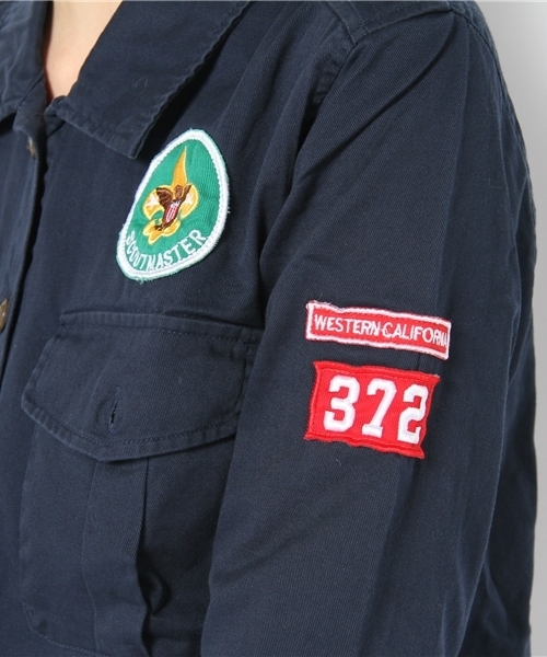 WEGO(ウィゴー)の「WEGO/ボーイスカウトLSシャツ(シャツ/ブラウス・レディース・ベージュ/カーキ/ネイビー/オレンジ・FREE)」の13枚目の写真