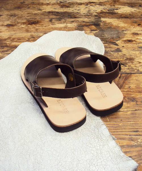 BICASH（ビカーシ）の「【BICASH/ビカーシ】レザーストラップサンダル/#096（サンダル・メンズ・ブラック/ダークブラウン/ブラック系その他・40/42/44）」の7枚目の写真