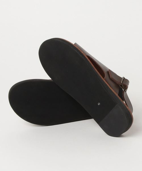 BICASH（ビカーシ）の「【BICASH/ビカーシ】レザーストラップサンダル/#096（サンダル・メンズ・ブラック/ダークブラウン/ブラック系その他・40/42/44）」の5枚目の写真