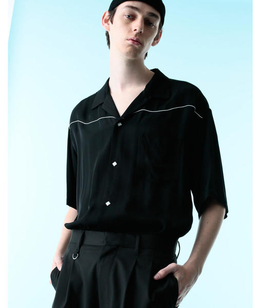 MONKEY TIME（モンキータイム）の「＜monkey time＞ RYN/TWL WESTERN OPEN SHIRT/ウエスタンシャツ（シャツ/ブラウス・メンズ・ワインレッド/ブラック・SMALL/X-LARGE/LARGE/MEDIUM）」の15枚目の写真