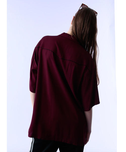 MONKEY TIME（モンキータイム）の「＜monkey time＞ RYN/TWL WESTERN OPEN SHIRT/ウエスタンシャツ（シャツ/ブラウス・メンズ・ワインレッド/ブラック・SMALL/X-LARGE/LARGE/MEDIUM）」の9枚目の写真