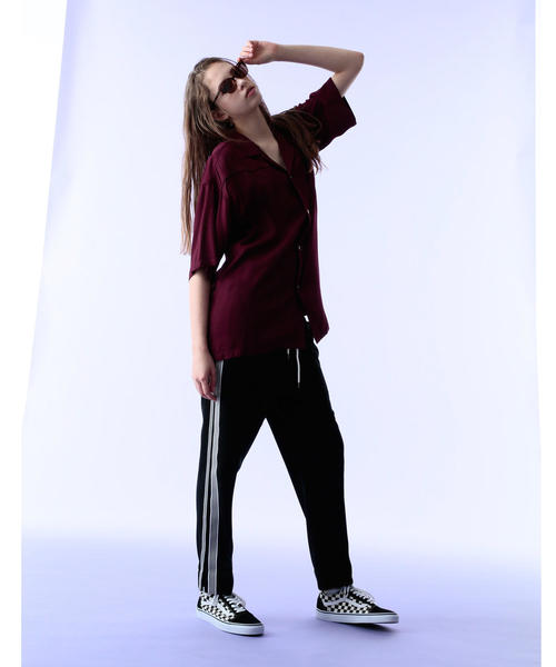 MONKEY TIME（モンキータイム）の「＜monkey time＞ RYN/TWL WESTERN OPEN SHIRT/ウエスタンシャツ（シャツ/ブラウス・メンズ・ワインレッド/ブラック・SMALL/X-LARGE/LARGE/MEDIUM）」の11枚目の写真