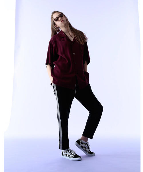 MONKEY TIME（モンキータイム）の「＜monkey time＞ RYN/TWL WESTERN OPEN SHIRT/ウエスタンシャツ（シャツ/ブラウス・メンズ・ワインレッド/ブラック・SMALL/X-LARGE/LARGE/MEDIUM）」の12枚目の写真