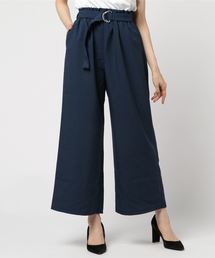AMERICAN HOLIC | 麻ライクベルト付きワイドパンツ(その他パンツ)