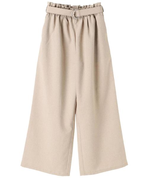 AMERICAN HOLIC（アメリカンホリック）の「麻ライクベルト付きワイドパンツ（その他パンツ・レディース・ベージュ/オレンジ/ネイビー・S/M）」の16枚目の写真