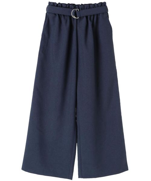 AMERICAN HOLIC（アメリカンホリック）の「麻ライクベルト付きワイドパンツ（その他パンツ・レディース・ベージュ/オレンジ/ネイビー・S/M）」の11枚目の写真