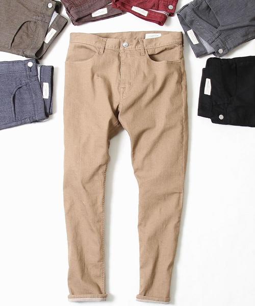 coen（コーエン）の「イージースリム（coen EASY SLIM）2018FW（その他パンツ・メンズ・ワインレッド/ベージュ/ネイビー/ダークグレー/ブラック/オリーブ/ダークブラウン・LARGE/MEDIUM/X-LARGE/SMALL）」の4枚目の写真