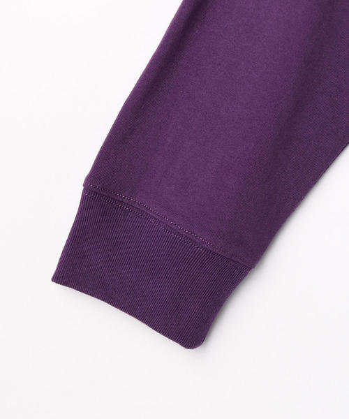 coen（コーエン）の「USAコットンクルーネックリブロンＴ（Tシャツ/カットソー・メンズ・ホワイト/ダークグリーン/パープル/ネイビー・SMALL/MEDIUM/LARGE/X-LARGE）」の7枚目の写真