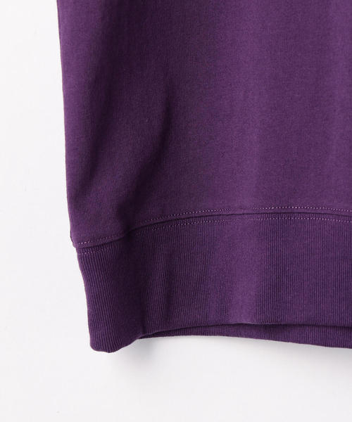 coen（コーエン）の「USAコットンクルーネックリブロンＴ（Tシャツ/カットソー・メンズ・ホワイト/ダークグリーン/パープル/ネイビー・SMALL/MEDIUM/LARGE/X-LARGE）」の8枚目の写真