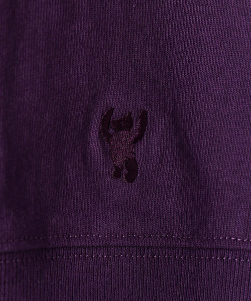 coen（コーエン）の「USAコットンクルーネックリブロンＴ（Tシャツ/カットソー・メンズ・ホワイト/ダークグリーン/パープル/ネイビー・SMALL/MEDIUM/LARGE/X-LARGE）」の10枚目の写真