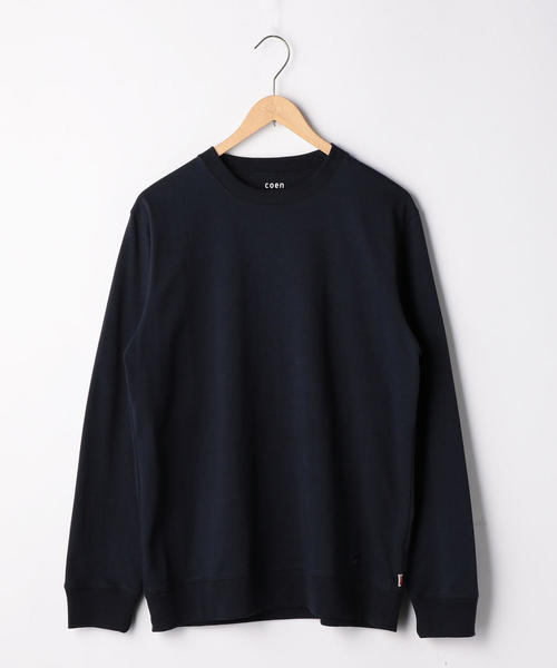 coen（コーエン）の「USAコットンクルーネックリブロンＴ（Tシャツ/カットソー・メンズ・ホワイト/ダークグリーン/パープル/ネイビー・SMALL/MEDIUM/LARGE/X-LARGE）」の13枚目の写真