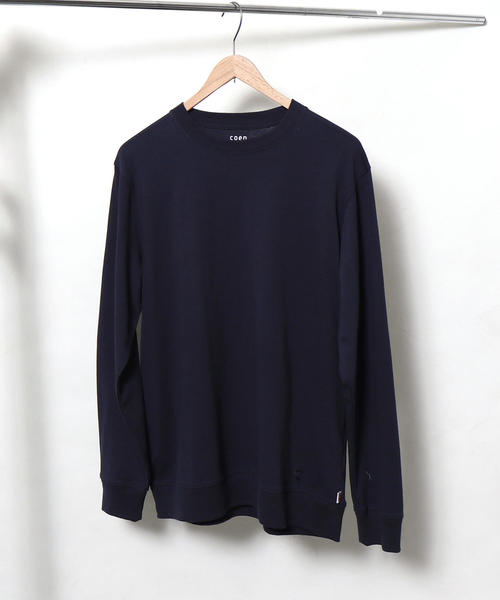 coen（コーエン）の「USAコットンクルーネックリブロンＴ（Tシャツ/カットソー・メンズ・ホワイト/ダークグリーン/パープル/ネイビー・SMALL/MEDIUM/LARGE/X-LARGE）」の21枚目の写真