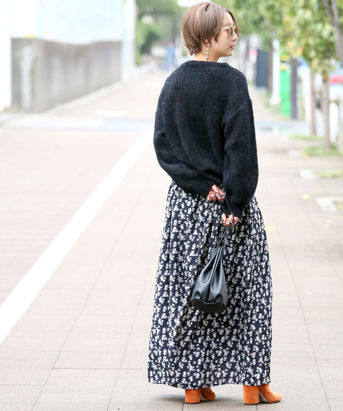 coca（coca）（コカ）の「シックカラー花柄カシュクール