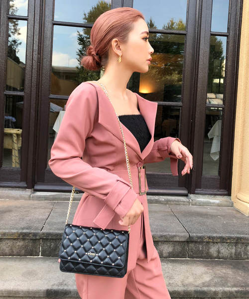 M LINEバニティーBAG eimy istoire エイミー ピンク M LINEバニティーBAG eimy istoire エイミー ピンク