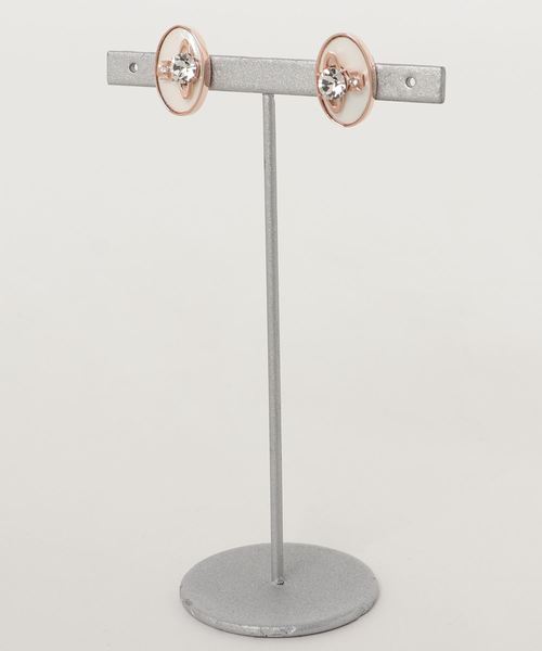 Vivienne Westwood(ヴィヴィアンウエストウッド)の「BE1736/ERYKHA EARRINGS(ピアス(両耳用)・レディース・ブラック/ゴールド/シルバー/ピンクゴールド・FREE)」の4枚目の写真