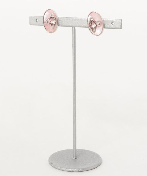 Vivienne Westwood(ヴィヴィアンウエストウッド)の「BE1736/ERYKHA EARRINGS(ピアス(両耳用)・レディース・ブラック/ゴールド/シルバー/ピンクゴールド・FREE)」の2枚目の写真