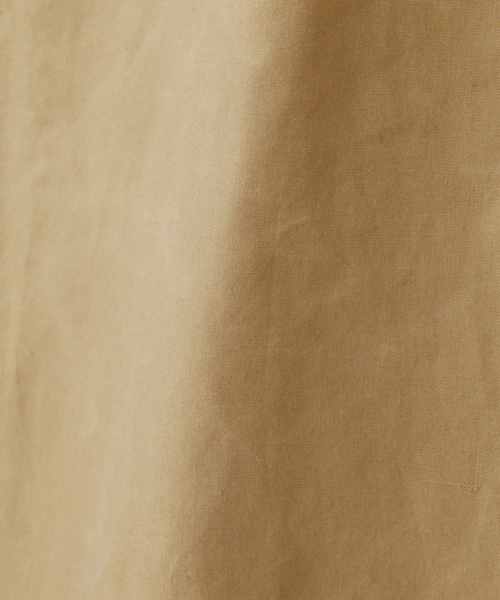 MHL. WASHED WAXED COTTON ステンカラーコート　ベージュ WASHED WAXED COTTON - SELECT EYE COMPANY：セレクトアイ
