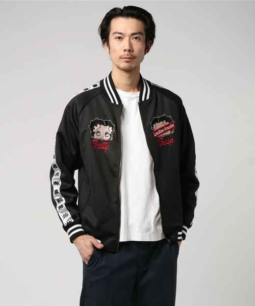 LOWBLOW KNUCKLE X BETTY BOOP 　BOOP SPORTSジャージ BETTY BOOP（ベティ・ブープ）の「LOWBLOW KNUCKLE / ローブロー