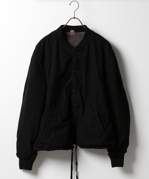 SAVE KHAKI UNITED（セーブカーキユナイテッド）の「SKU REVERSIBLE BASEBALL JACKET #（ブルゾン・メンズ・ブラック/ネイビー/オリーブ・X-SMALL/MEDIUM/SMALL/LARGE）」の2枚目の写真