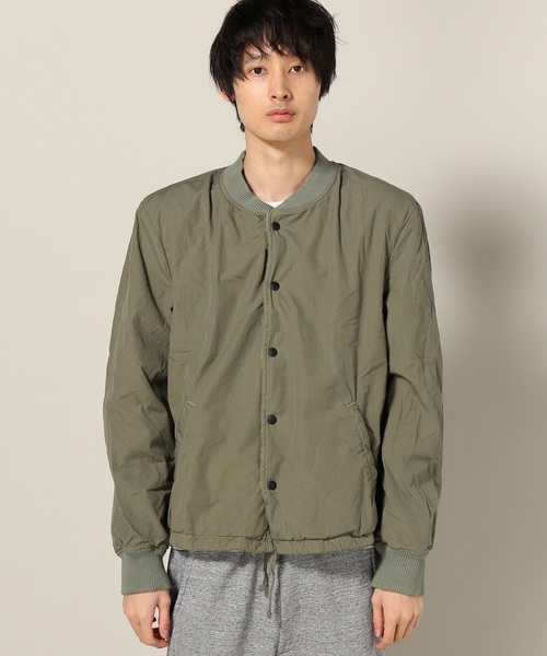 SAVE KHAKI UNITED（セーブカーキユナイテッド）の「SKU REVERSIBLE BASEBALL JACKET #（ブルゾン・メンズ・ブラック/ネイビー/オリーブ・X-SMALL/MEDIUM/SMALL/LARGE）」の10枚目の写真