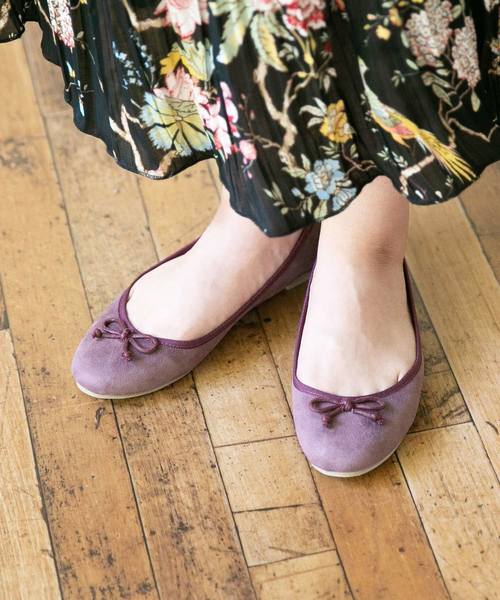 menue(メヌエ)の「フラット ラウンドトゥ バレエシューズ(バレエシューズ・レディース・シルバー/ブラック系その他/イエロー/レッド/ドット/ライトグレー/コーラルピンク/ホワイト/ブラック/レオパード/その他/ラベンダー/ピンクベージュ/ブルー/グレイッシュベージュ/チェック/ブラック系その他2/パープル系その他/オレンジ系その他/ダークブラウン/その他1/グレイッシュブルー/ダークグリーン/アニマル/その他2・22.0cm/23.0cm/25.0cm/22.5cm/24.0cm/25.5cm/26.0cm/23.5cm/21.5cm/24.5cm/26.5cm/27.0cm)」の13枚目の写真