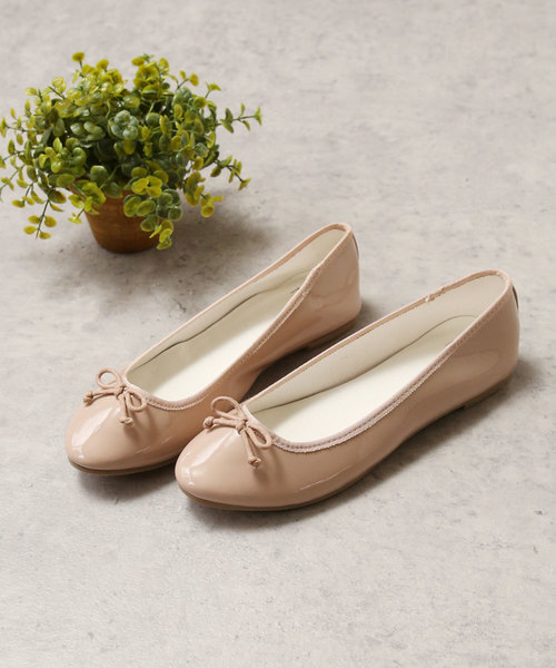 menue(メヌエ)の「フラット ラウンドトゥ バレエシューズ(バレエシューズ・レディース・シルバー/ブラック系その他/イエロー/レッド/ドット/ライトグレー/コーラルピンク/ホワイト/ブラック/レオパード/その他/ラベンダー/ピンクベージュ/ブルー/グレイッシュベージュ/チェック/ブラック系その他2/パープル系その他/オレンジ系その他/ダークブラウン/その他1/グレイッシュブルー/ダークグリーン/アニマル/その他2・22.0cm/23.0cm/25.0cm/22.5cm/24.0cm/25.5cm/26.0cm/23.5cm/21.5cm/24.5cm/26.5cm/27.0cm)」の15枚目の写真