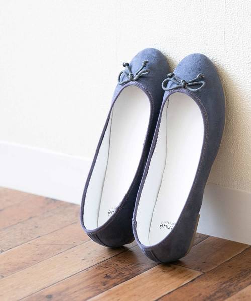 menue(メヌエ)の「フラット ラウンドトゥ バレエシューズ(バレエシューズ・レディース・シルバー/ブラック系その他/イエロー/レッド/ドット/ライトグレー/コーラルピンク/ホワイト/ブラック/レオパード/その他/ラベンダー/ピンクベージュ/ブルー/グレイッシュベージュ/チェック/ブラック系その他2/パープル系その他/オレンジ系その他/ダークブラウン/その他1/グレイッシュブルー/ダークグリーン/アニマル/その他2・22.0cm/23.0cm/25.0cm/22.5cm/24.0cm/25.5cm/26.0cm/23.5cm/21.5cm/24.5cm/26.5cm/27.0cm)」の11枚目の写真