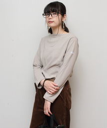 ORCIVAL / オーシバル コットンロードロングスリーブ バスクシャツ ソリッド #B211