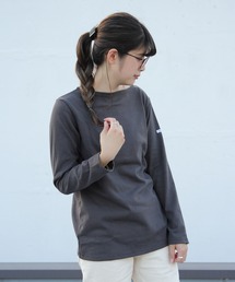 ORCIVAL / オーシバル　コットンロードロングスリーブ バスクシャツ ソリッド ＃B211