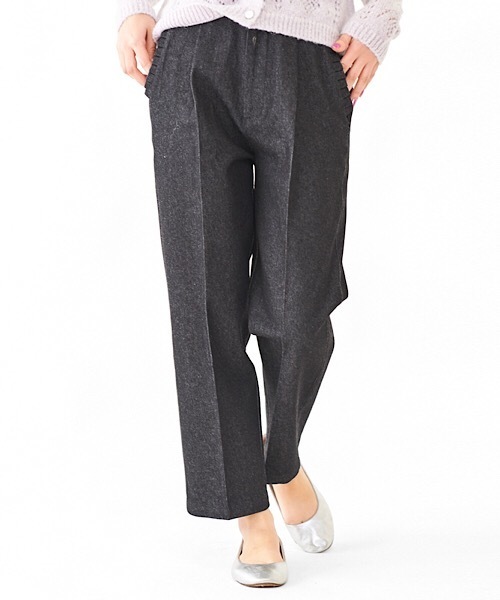 flower（フラワー）の「デイリーフリルパンツ（その他パンツ・レディース・ホワイト/ブラック/ブルー/ネイビー・FREE）」の7枚目の写真