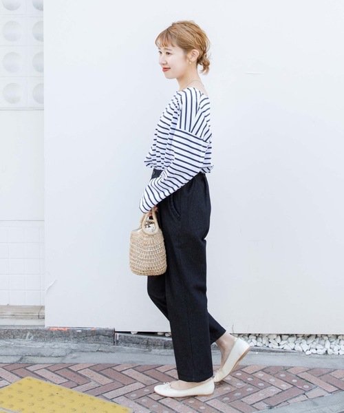 flower（フラワー）の「デイリーフリルパンツ（その他パンツ・レディース・ホワイト/ブラック/ブルー/ネイビー・FREE）」の22枚目の写真