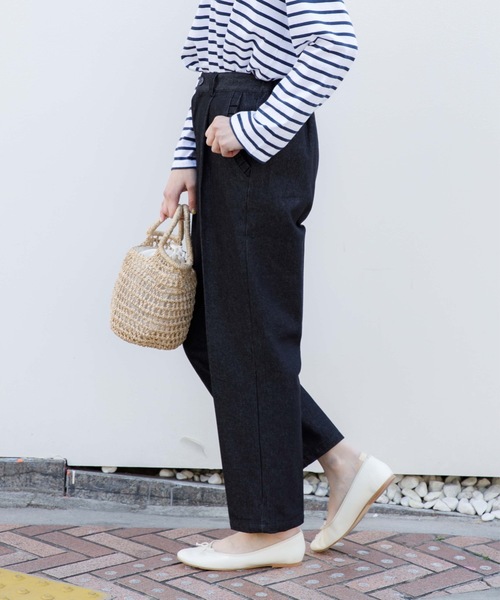 flower（フラワー）の「デイリーフリルパンツ（その他パンツ・レディース・ホワイト/ブラック/ブルー/ネイビー・FREE）」の19枚目の写真